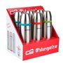 Conjunto térmico identificador de bebidas Orbegozo - Aço inoxidável resistente - Faixas coloridas - Sistema anti-derramamento - 