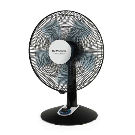 Orbegozo TF 0149 Ventilador de mesa elegante e potente - 60W de potência - 2 velocidades + Turbo + silencioso - 40cm de diâmetro