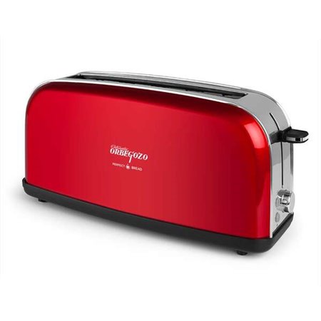 Torradeira Orbegozo TOV 6200 Vintage Long Slot - Aço Inoxidável - 6 níveis de torrada - Descongelamento e reaquecimento - Compac