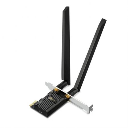 Adaptador de rede TP-Link Archer TXE72E PCIe AXE5400 Wi-Fi 6E Bluetooth 5.3 - 2 antenas removíveis
