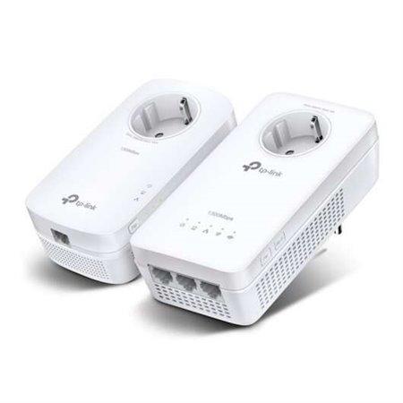 TP-Link KIT Powerline WiFi AC1200 - Plugue integrado - 3 portas Gigabit Ethernet - Dual Band até 867Mbps
