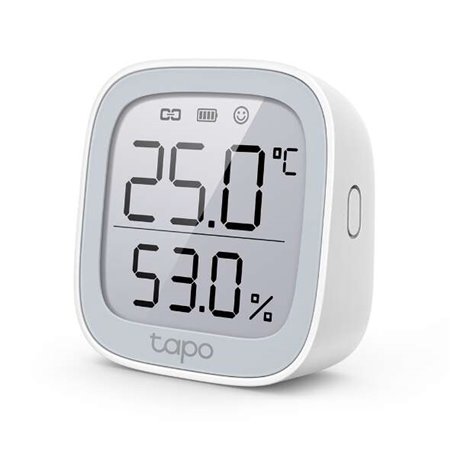 Sensor de temperatura e umidade TP-Link Tapo T315 - Tela de 2,7" - Monitoramento preciso em tempo real - Notificação instantânea