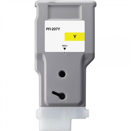 Cartucho de tinta genérico amarelo Canon PFI207 - Substitui PFI207Y/8792B001