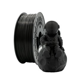 Filamento 3D PLA Matte - Diâmetro 1,75 mm - Bobina de 1 kg - Cor preta