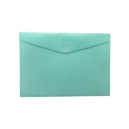 Bolsa Envelope A4 Fecho Velcro Mate Menta Pastel 1un