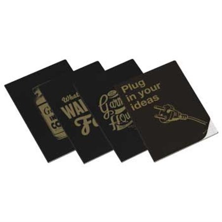 Caderno Agrafado A4 Pautado Ambar Clever Gold 40Fls 1un