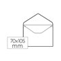 Envelopes 070x105mm A7 s/ Janela s/ Cola 080g Branco 100un