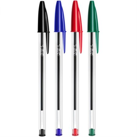 Esferográfica 4 Cores 1mm Ball Point BIC Cristal 4un