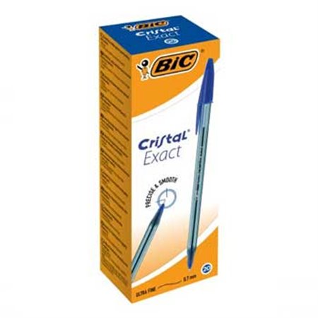 Esferográfica BIC Cristal Exact Azul 0,7mm 20un
