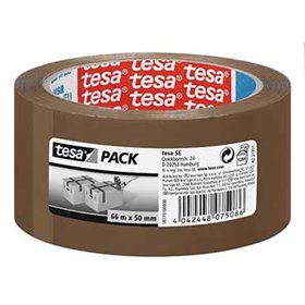 Fita Adesiva 50mmx66m Castanha PP Tesa Basic 1un