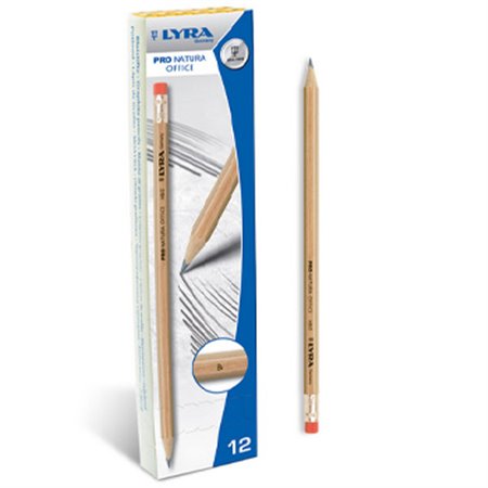 Lápis Carvão Nº1-B Lyra Pro Natura Office Cx 12un