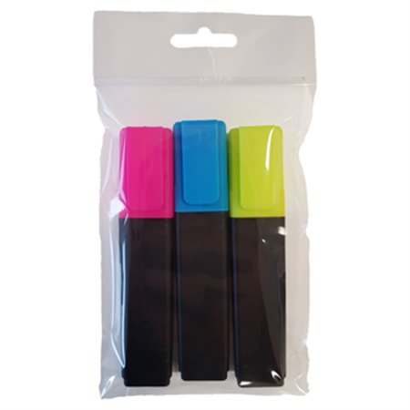 Marcador Fluorescente 3 Cores Grosso EP10-0122 Epene 3un