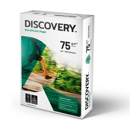 Papel A4 75grs Discovery by Navigator - Caixa com 5 resmas