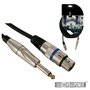 Cabo Xlr 3P Fêmea / Jack 6.35Mm Macho 10M Mn Hq Power