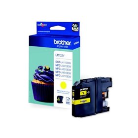 Tinteiro original Brother LC123 Amarelo - LC123YBP Tinteiro original Brother LC123 Amarelo - LC123YBP