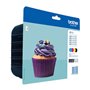 Brother LC123 4-Pack Tinteiros originais - LC123VALBP