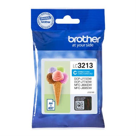 Tinteiro original Brother LC3213 Cyan - LC3213C