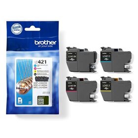Brother LC421 Pack de 4 Tinteiros originais - LC421VAL