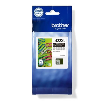 Tinteiro original Brother LC422XL preto - LC422XLBK