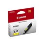 Tinteiro original Canon CLI551 amarelo - 6511B001