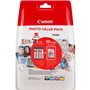 Canon CLI581XL 4-Pack Tinteiros originais - 50 folhas de papel fotográfico - 2052C004/2052C006