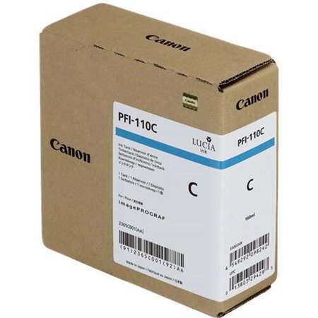 Tinteiro original Canon PFI110 ciano - 2365C001