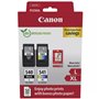 Canon PG540L Preto + CL541XL Colorido Pack de 2 Tinteiros Originais - 50 Folhas de Papel Fotográfico - 5224B012/5224B007/5224B00