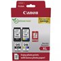 Canon PG545XL Preto + CL546XL Colorido Pack de 2 Tinteiros Originais + 50 Folhas de Papel Fotográfico - 8286B011/8286B006