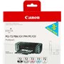 Tinteiros originais Canon PGI72, Pack de 5 unidades - Preto fotográfico, Cinza, Magenta fotográfico, Ciano fotográfico, Otimizad