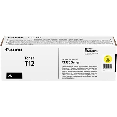 Toner original Canon T12 amarelo - 5095C006