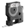 Etiquetas original Dymo D1 para etiquetadora - Texto preto em fundo branco - 6 mm x 7 m de largura - S0720780