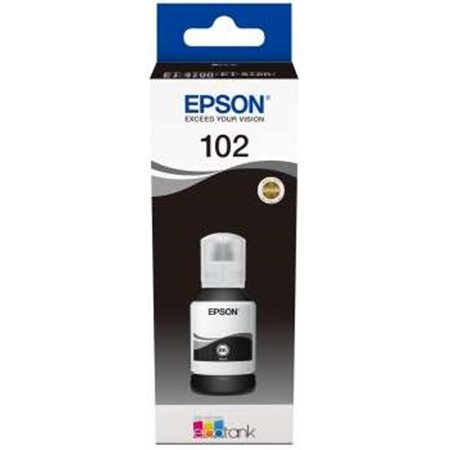 Garrafa pigmentada original Epson 102 preta - C13T03R140