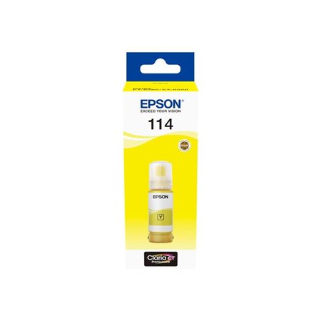 Garrafa pigmentada original Epson 114 amarelo - C13T07B440