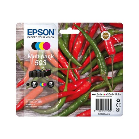 Epson 503 Tinteiro original Pack de 4 - C13T09Q64010