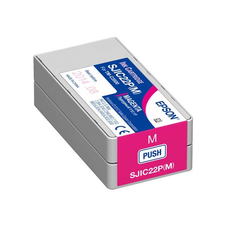 Tinteiro original Epson SJIC22P Magenta - C33S020603/SJIC22P(M)