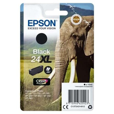 Tinteiro original preto Epson T2431 (24XL) - C13T24314012