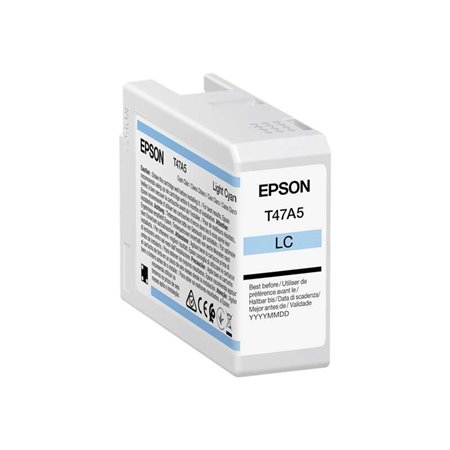 Tinteiro original Epson T47A5 ciano claro - C13T47A500