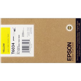 Tinteiro original Epson T6034 Amarelo - C13T603400