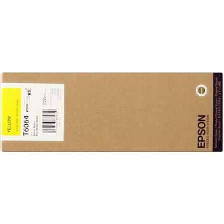 Tinteiro original Epson T6064 Amarelo - C13T606400