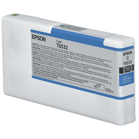 Tinteiro original Epson T6532 Ciano - C13T653200