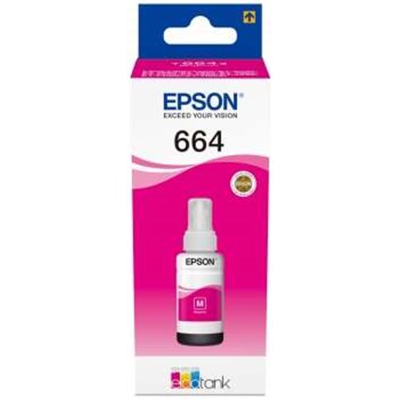 Garrafa original Epson T6643 Magenta - C13T664340