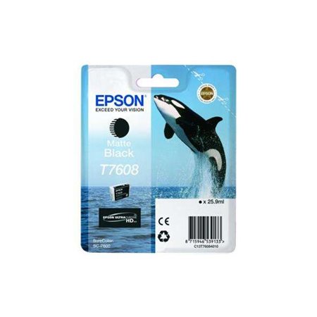 Tinteiro original Epson T7608 preto fosco - C13T76084010