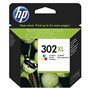 Tinteiro original HP 302XL colorido - F6U67AE