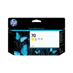 Tinteiro original HP 70 amarelo - C9454A