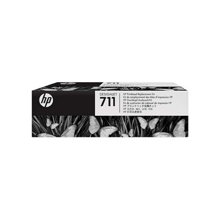 Cabeça de impressão original HP 711 + Tinteiros de Pack de 4 - C1Q10A