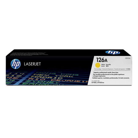 Toner original amarelo HP CE312A - 126A