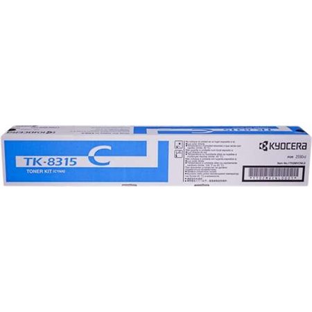 Toner original Kyocera TK8315 ciano - 1T02MVCNL0/TK8315C