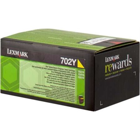 Toner amarelo original Lexmark CS310/CS410/CS510 - 70C20Y0/70C20YE/702Y