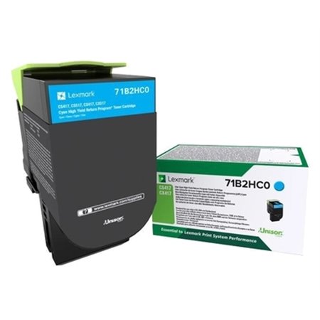 Toner original Lexmark CS417/CX417/CS517/CX517 ciano - 71B2HC0/71B0H20