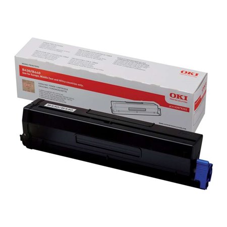 Toner original preto OKI B430/B440/MB460/MB470/MB480 - 43979202